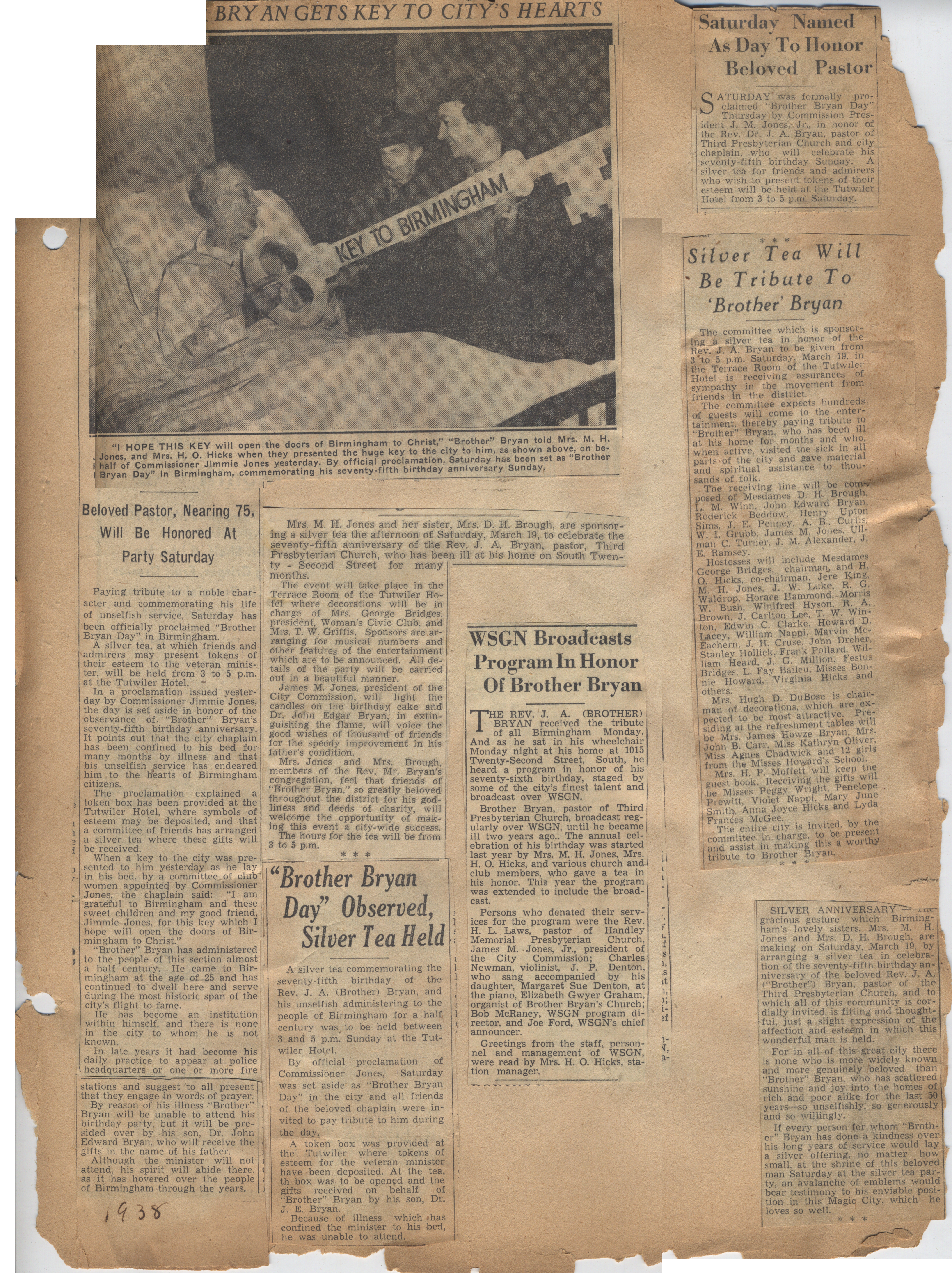 Bryan Gets Key To City's Hearts